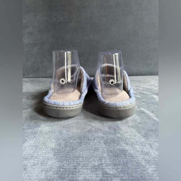 Isotoner Andrea Slide Slip On Women’s Slippers SZ 9.5-10 Light Blue Cushioned - Picture 5 of 8